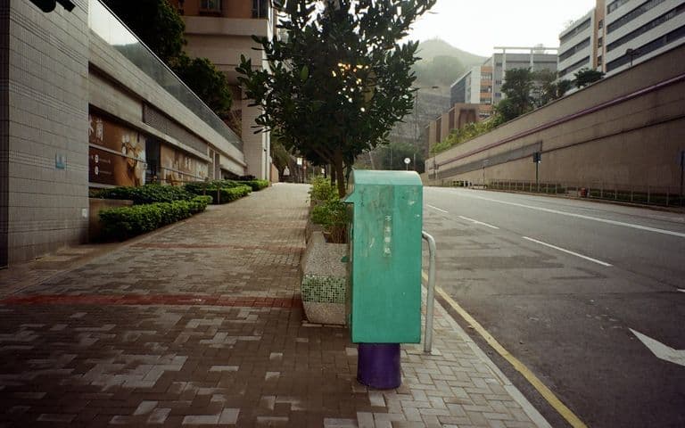 Green street telecom cabinet