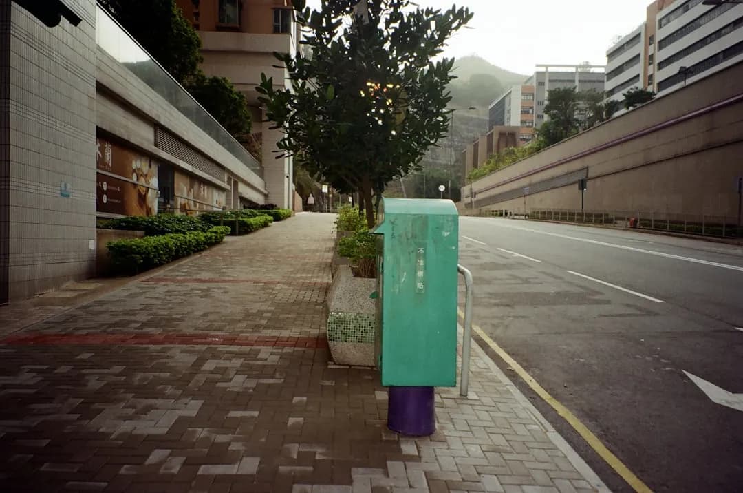 Green street telecom cabinet