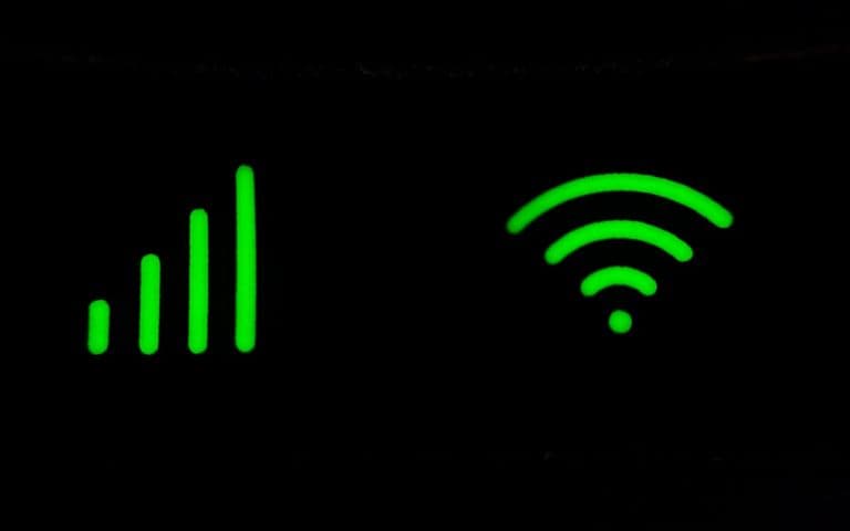 Broadband speed test result
